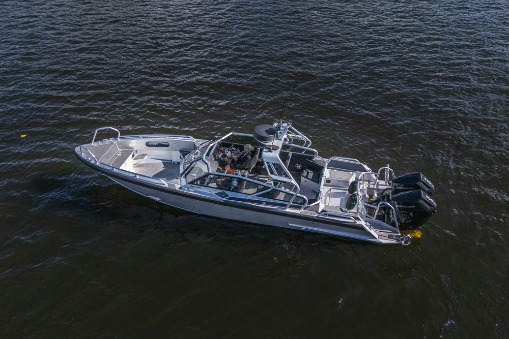 anytec 860spd alumiiniumpaat merel pealtvaade