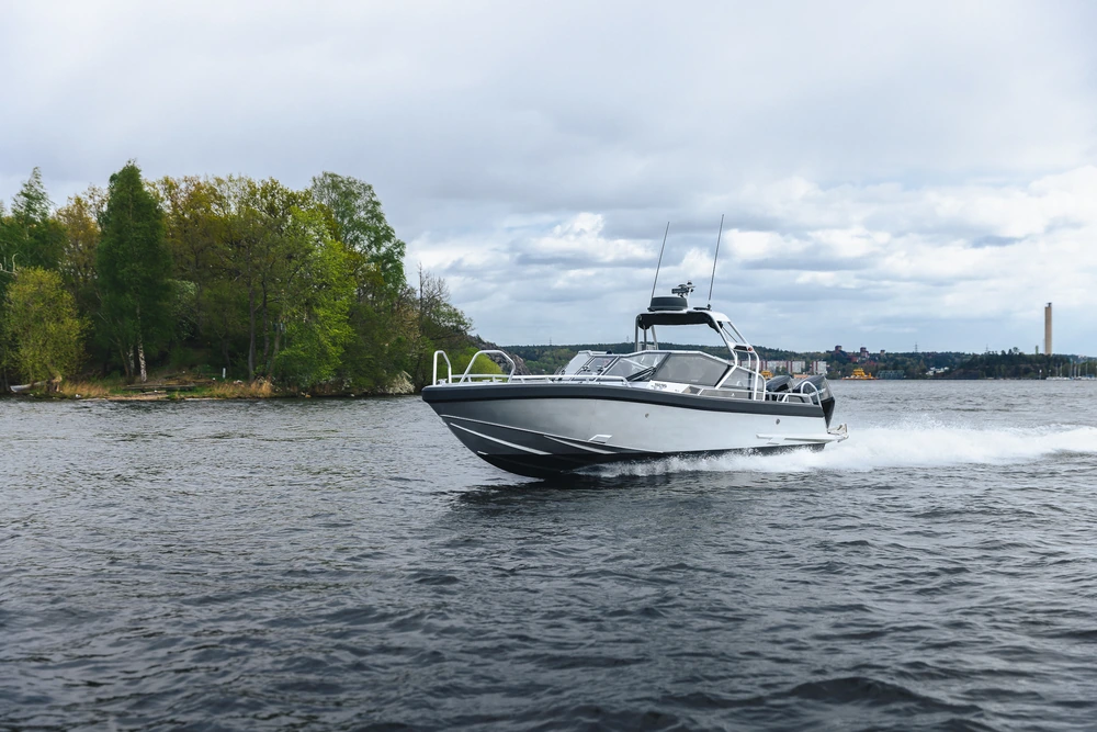 anytec 860spd alumiiniumpaat merel